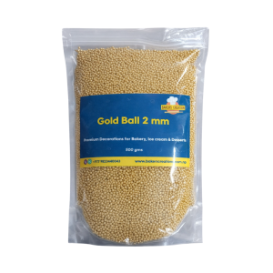 Golden Ball Sprinkle 2mm