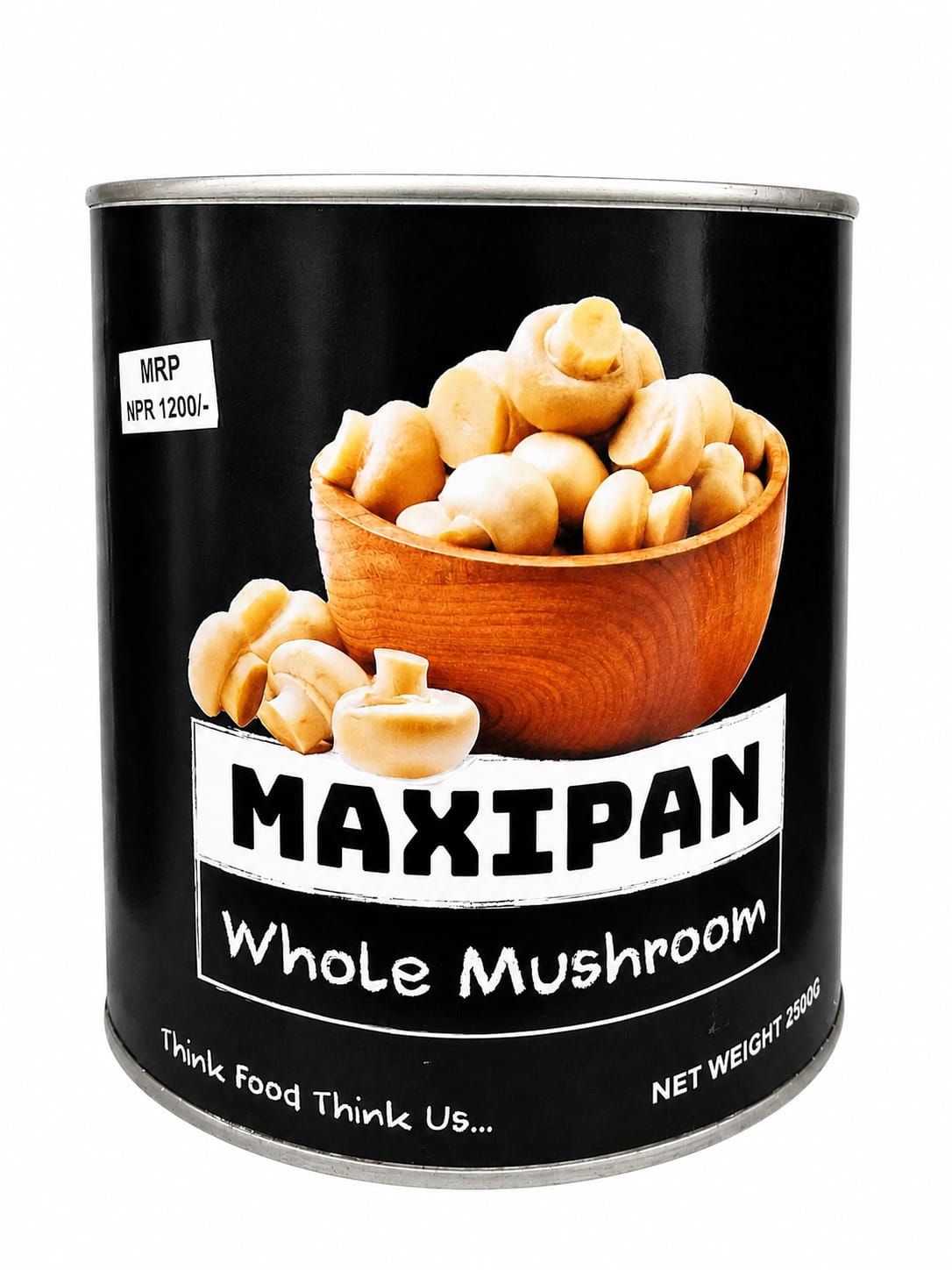 Maxipan Canned Whole Mushroom 2.5kg